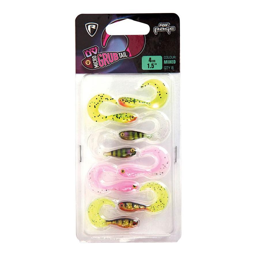 Ultra UV Micro Grub Tail Mixed Colours