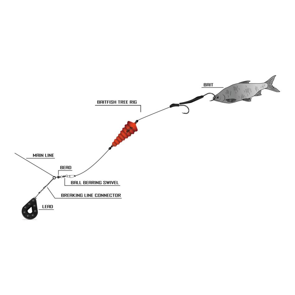 6-0 Baitfish Tree Rig L2.00m Line 1.2