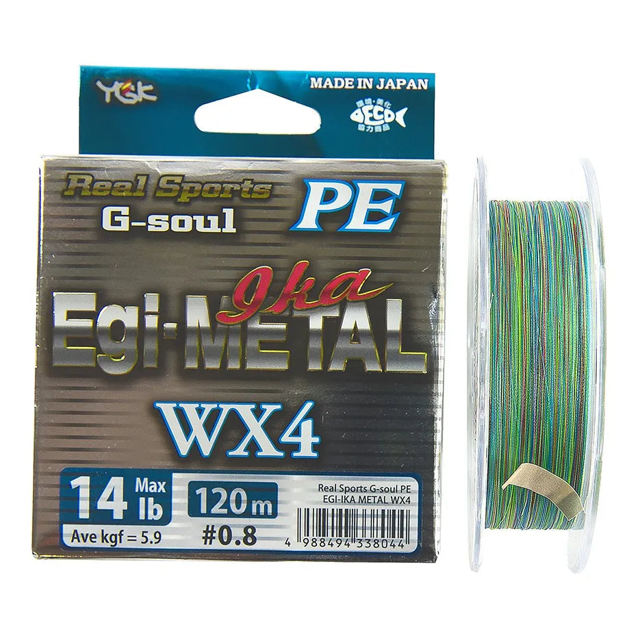 YGK Tresse YGK G Soul Wx4 Egi & Metal 120m
